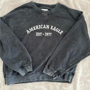 American Eagle Outfitters Distressed Crewneck Sweater